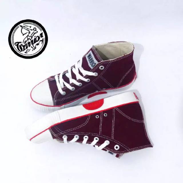 sepatu warrior classic tinggi marron / WARRIOR CLASSIC / SEPATU LAWAS / SEPATU CLASSIC /Warriors