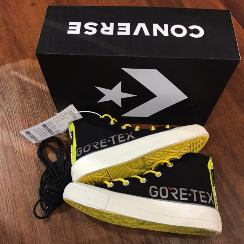 (BISA COD) TERBARU CONVERSE 70S GORE-TEX BLACK HIGH PREMIUM QUALITY