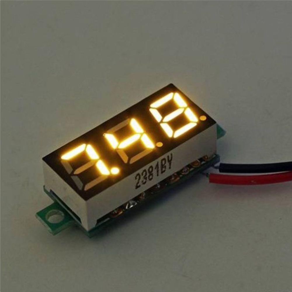 Nanas 1Pc Detektor Voltmeter Tegangan Alat Test Voltameter Display LED Mini