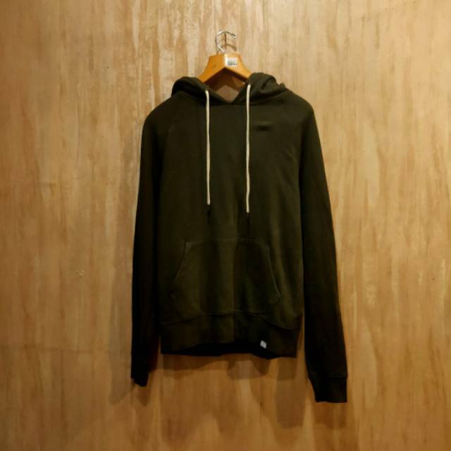 (8second) dark green hoodie