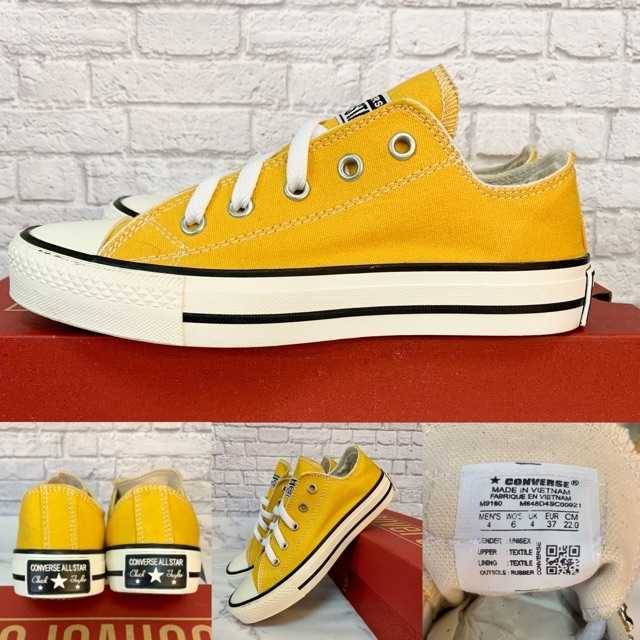 Sepatu converse kuning/sepatu sneaker kuning/sepatu fashion kuning