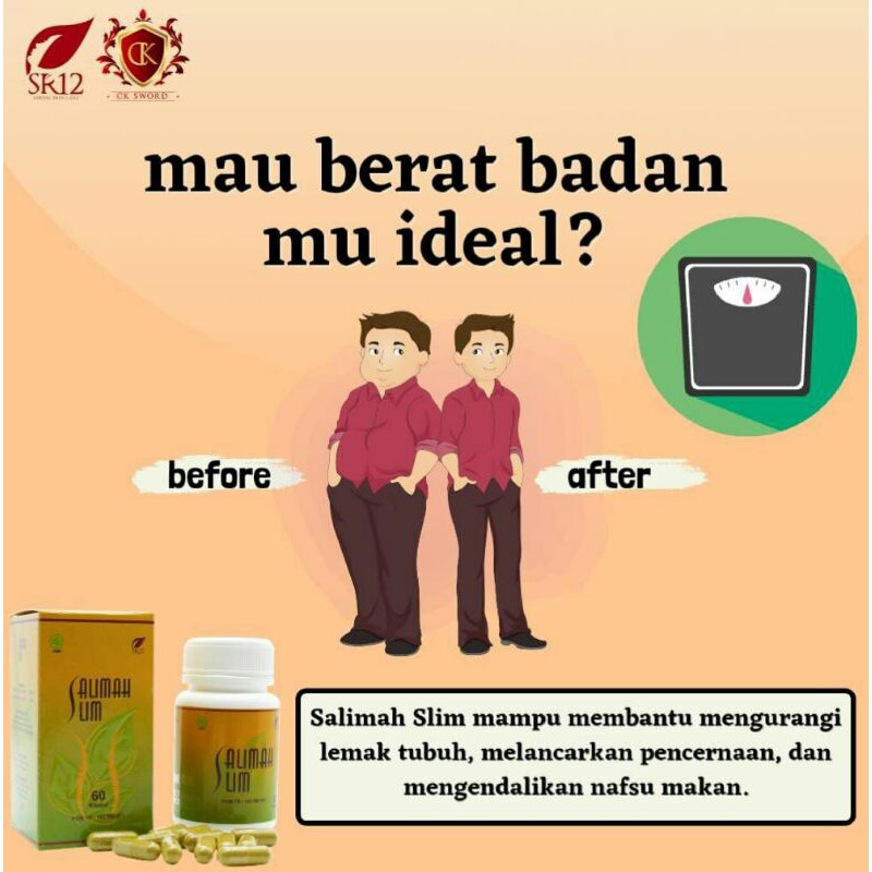 SALIMAH SLIM OBAT DIET AMPUH DAN AMAN TERLARIS BEST SELLER