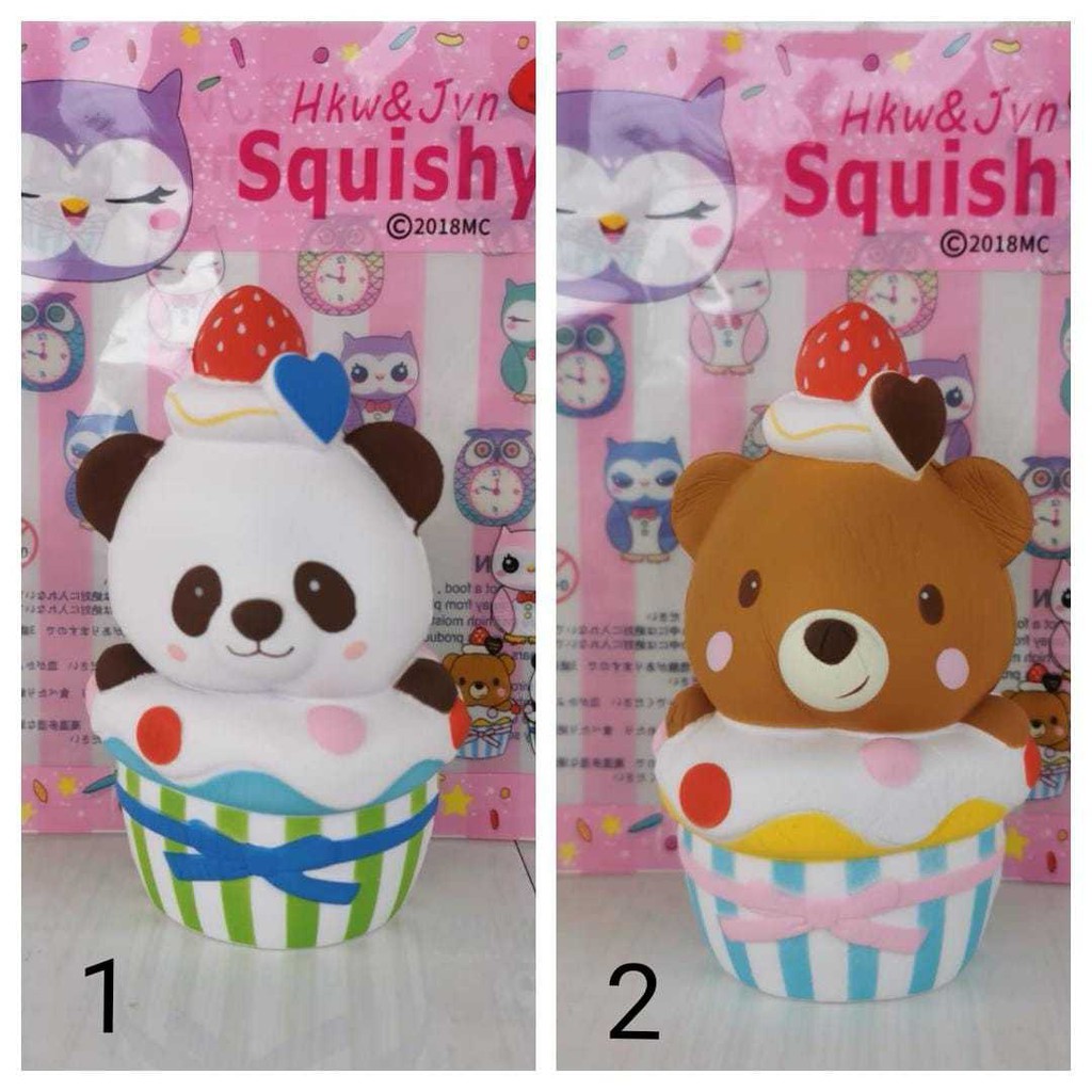 Squishy Murah Mainan SQUISHY [ Cup Cake ] Licensed HKW&amp;JVN