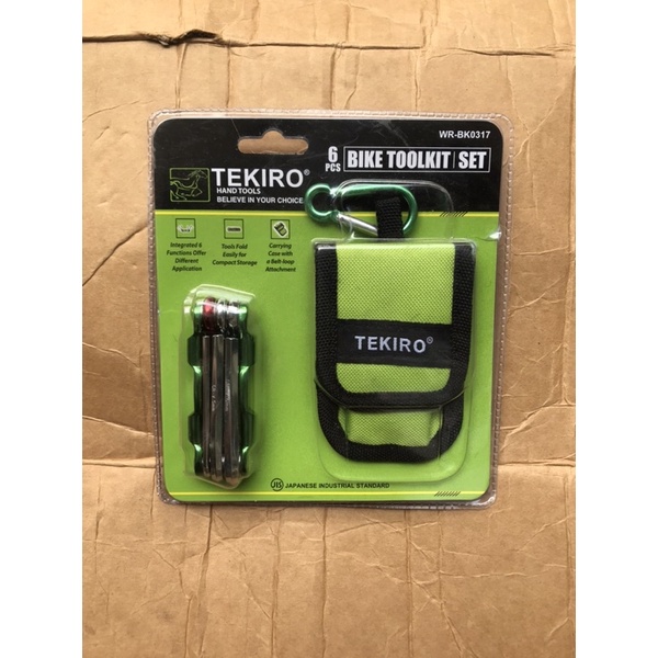 KUNCI L SET SEPEDA 6 PC BIKE TOOLKIT SET 6 PC TEKIRO
