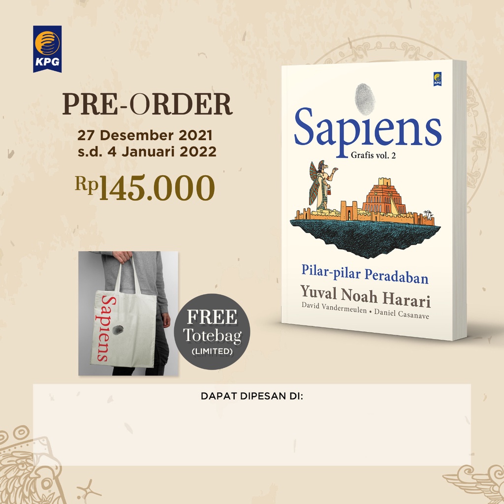 SAPIENS : GRAFIS : RIWAYAT SINGKAT UMAT MANUSIA & KELAHIRAN UMAT MANUSIA / YUVAL NOAH HARARI-1