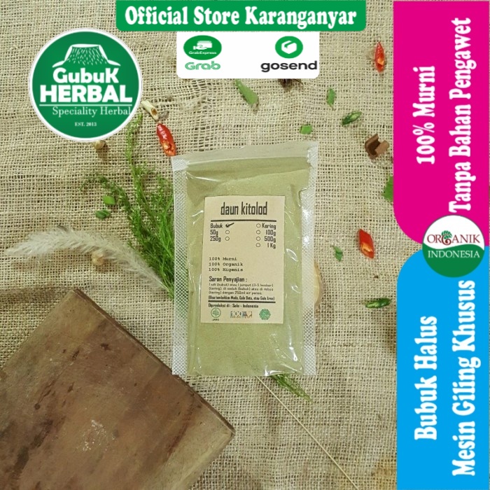 

BUBUK DAUN KITOLOD 100 GRAM - Isotoma Longiflora - HALUS - ASLI - TANPA CAMPURAN