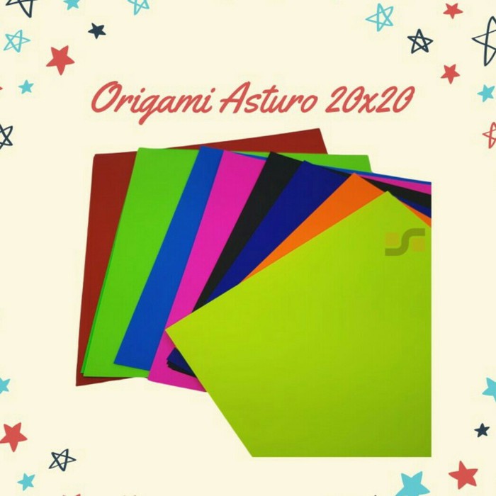 

ORIGAMI PAPER ASTURO 20x20/KERTAS LIPAT WARNA