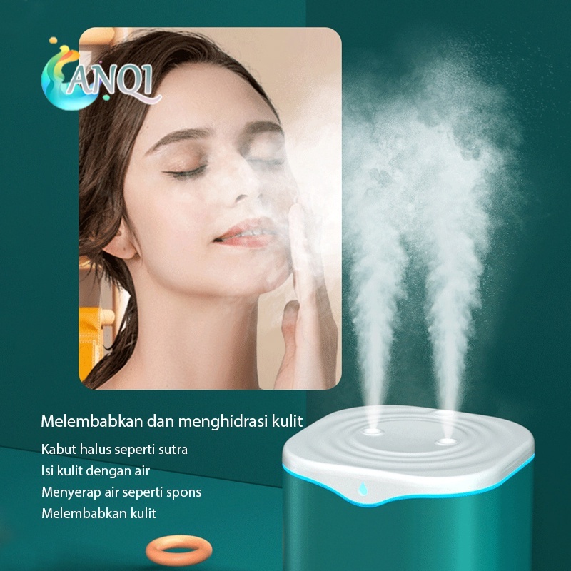 ANQI SHOP Humidifier K7 Air Aromaterapi Diffuser Dual Mist 2ltr Dual Mist VS-1833-4