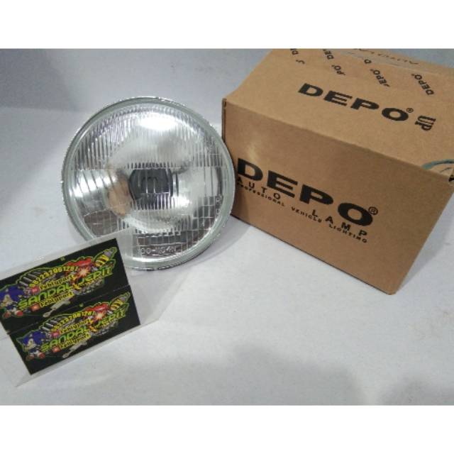 REVLETOR DEPO 5.7 INCH PNP BATOK L2G LAMPU CUTE CB GL MP TIGER LAMPU PESEK LAMPU DEPO 5,7. INCH