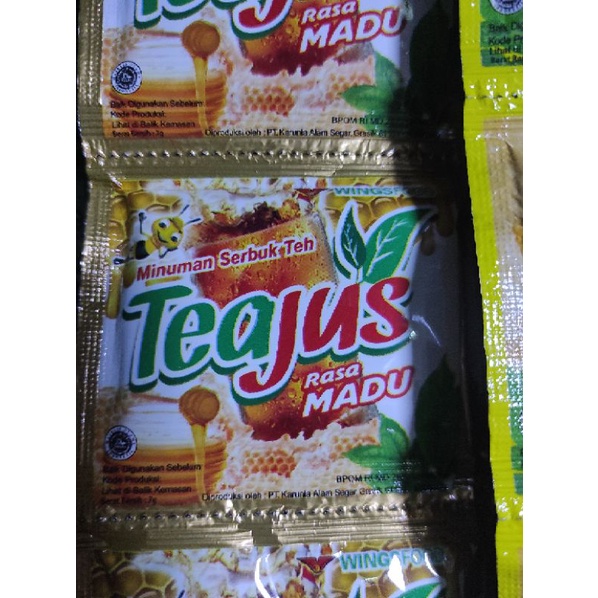 

Tea Jus Sachet Rasa Madu