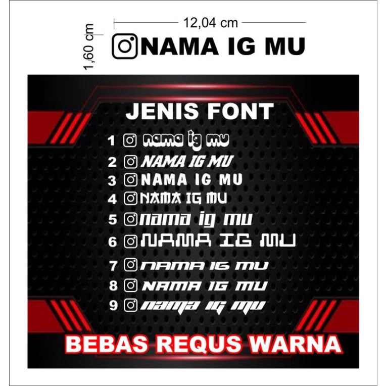 

stiker nama sukasuka