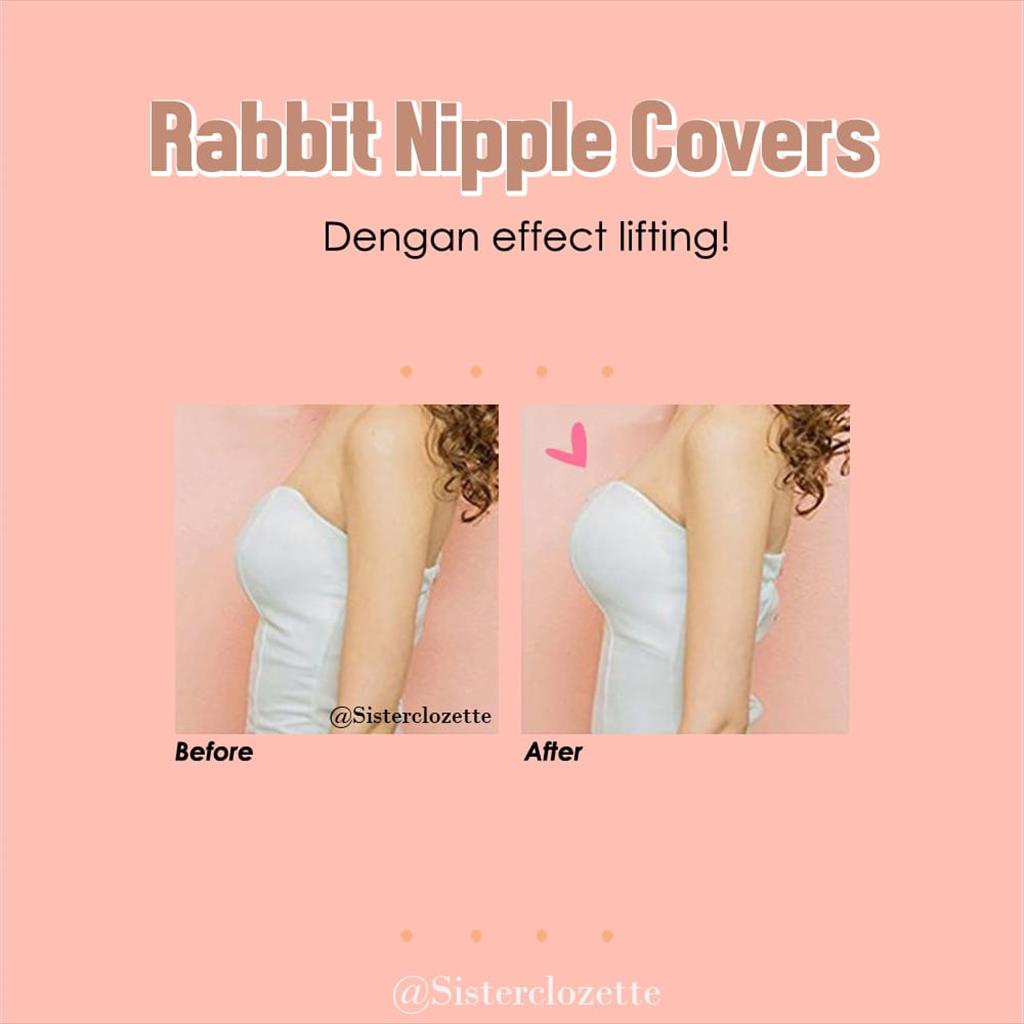 2PCS RABBIT NIPPLE COVER PENUTUP NIPPLE BY SISTERCLOZETTE