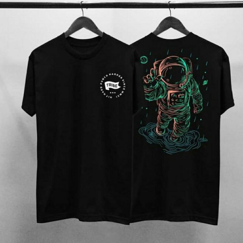 Fourfashion - Kaos Distro ELhanan TRIBE ASTONOT Black EL006