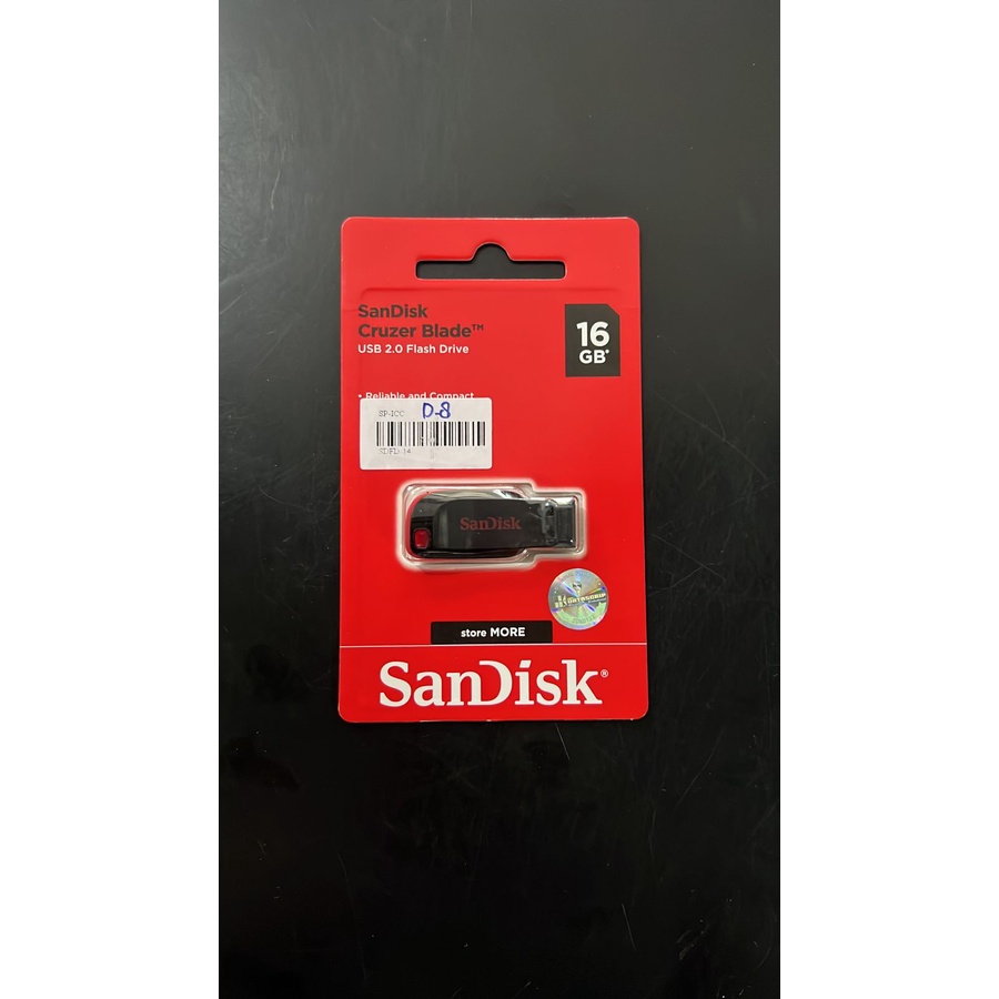 USB Flashdisk Sandisk 16 GB Cruzer Blade