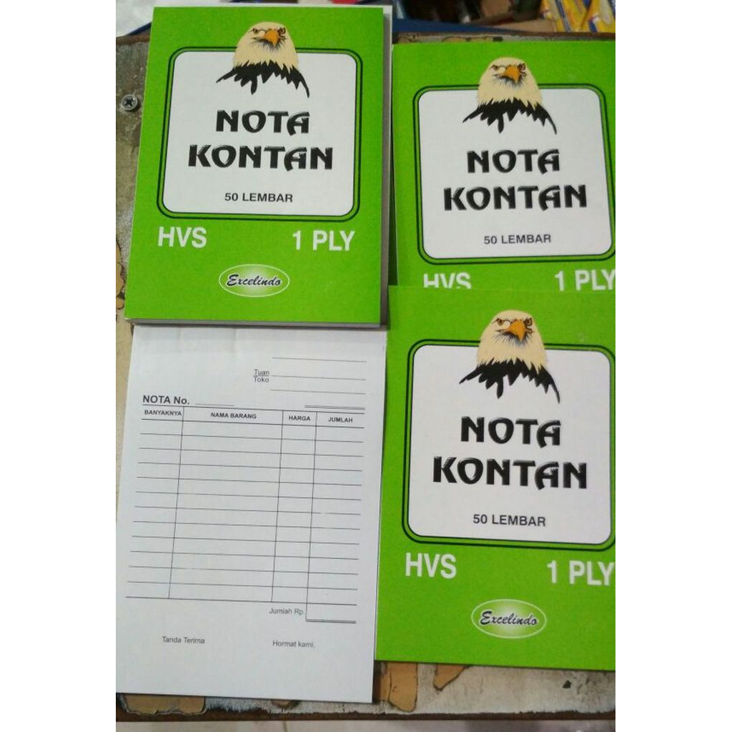 

A401Xjex Nota Kontan Kecil 1 Rangkap 1 Ply K1 Exelindo Grosir Termurah D501Cnf