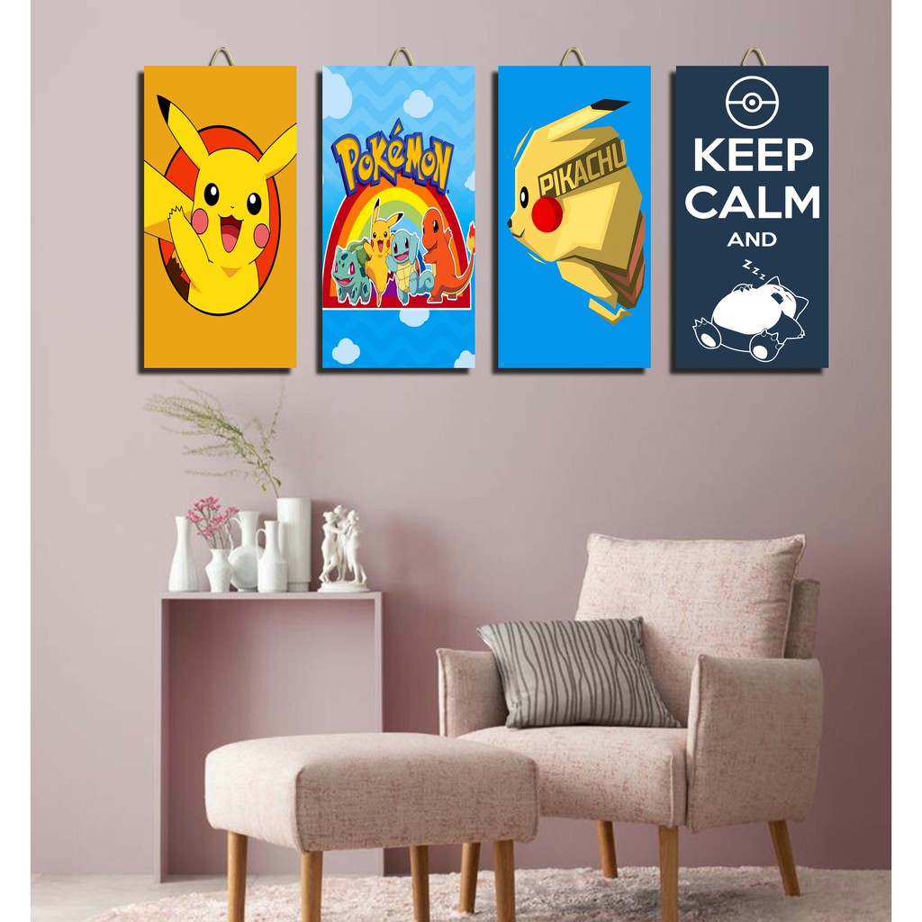 Hiasan dinding POKEMON / dekorasi dinding / dekorasi kamar / poster dinding /walldecor/ hiasan rumah