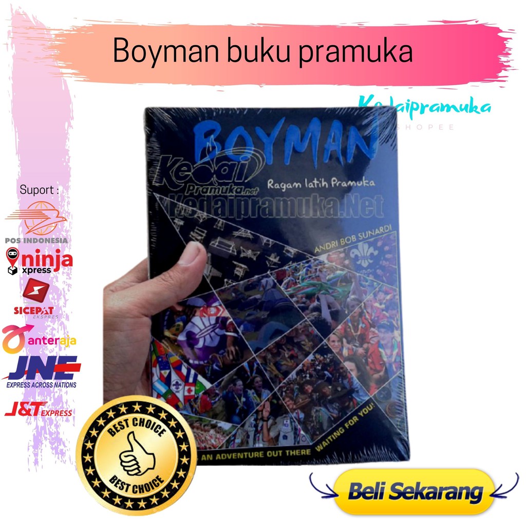 Boyman Pramuka / Original Panduan Buku Materi Pembina / 420 halaman / Segel