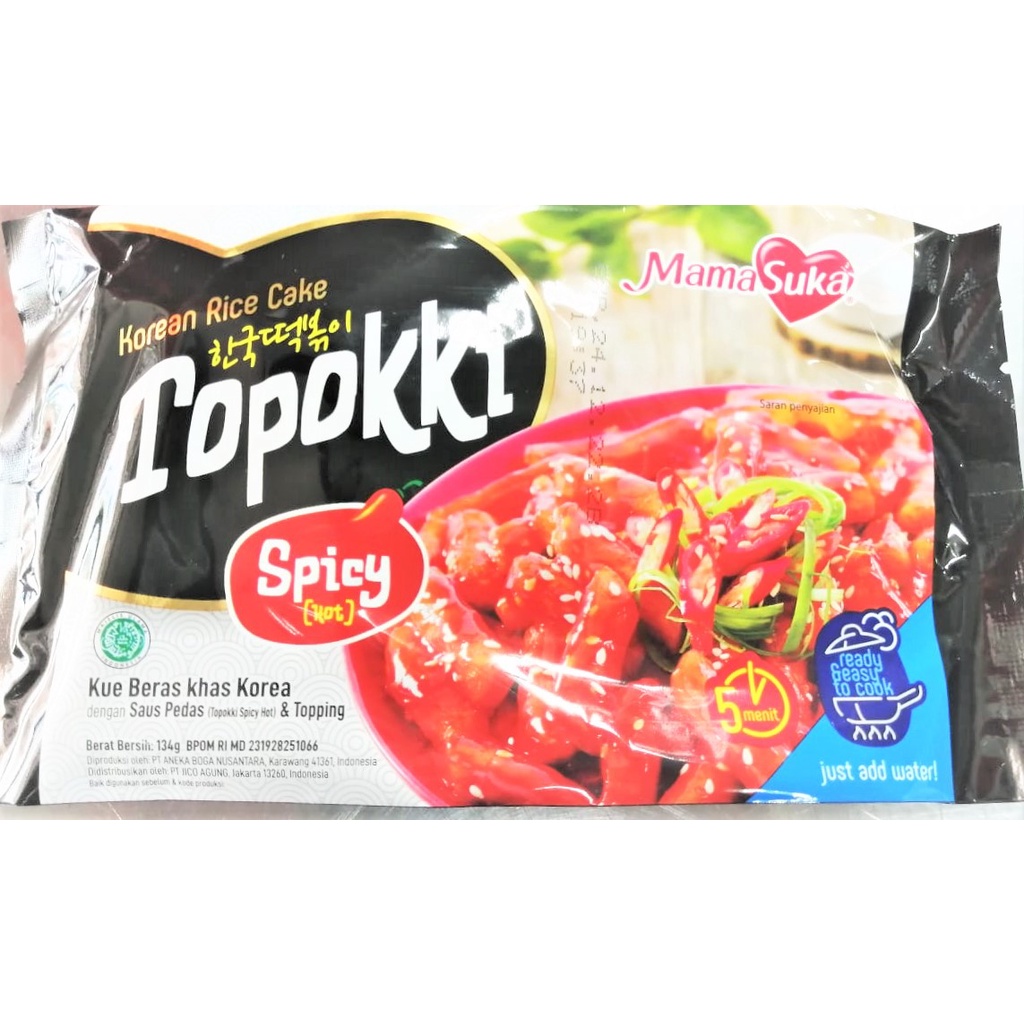 

Mama Suka Toppoki Spicy 134gr