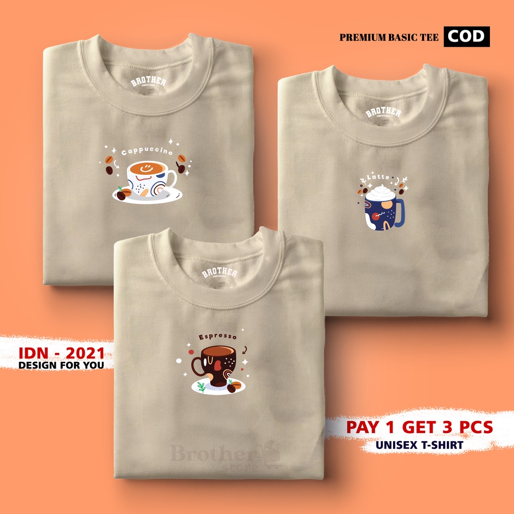 BUY 1 OR 3 PCS ( PROMO COD ) BROTHER STORE / Kaos Distro100% Catoon Combed 30s / ArticelBCLE