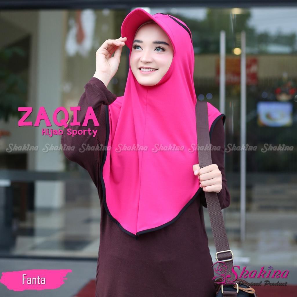 Zaqia List Hijab Sporty - hijab murah / kerudung / hijab sporty / sproty hijab / sporty