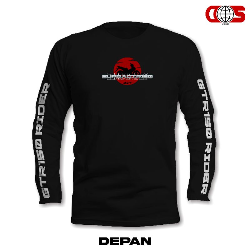 Kaos terbaru pria-wanita motif keren motor Supra GTR 150/Kaos GTR150 Rider Kaos otomotif//kaos model