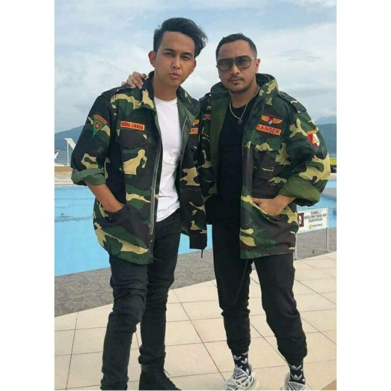 Jaket Loreng Banser Nato Bolak balik - Jaket Perka Loreng Banser US - Jaket Bolak balik Loreng Banser - Grosir Jaket