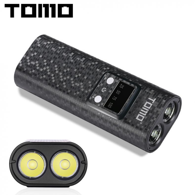 Power Bank Case 2x18650 2 Port + LED Flashlight - Q2 - Black