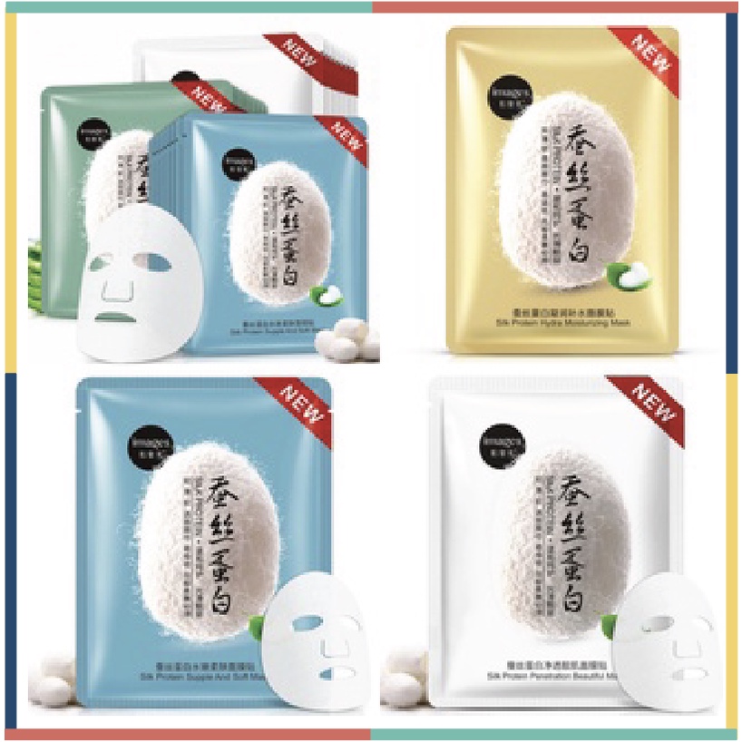 IMAGES Silk Protein Hydra Moisture Sheet Mask Masker Wajah Sutera EM018