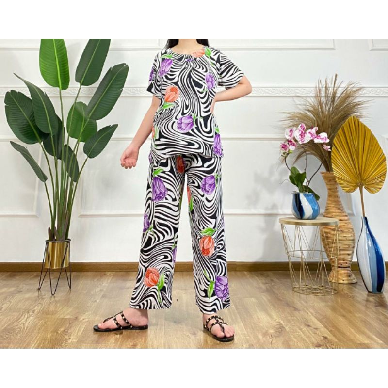 COD SETELAN CANTIK / PROMO BAJU TIDUR / SETELAN KENCANA UNGU / KENCANA UNGU SETELAN