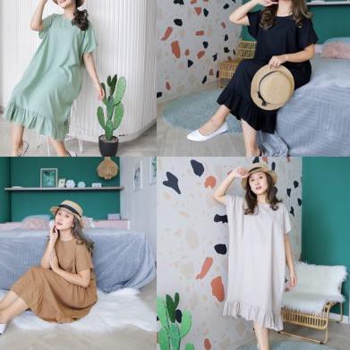 Ω DASTER VIRAL KEKINIAN | DASTER RUFFLE POLOS | DASTER KARUN REMEJA | BAJU TIDUR ➵