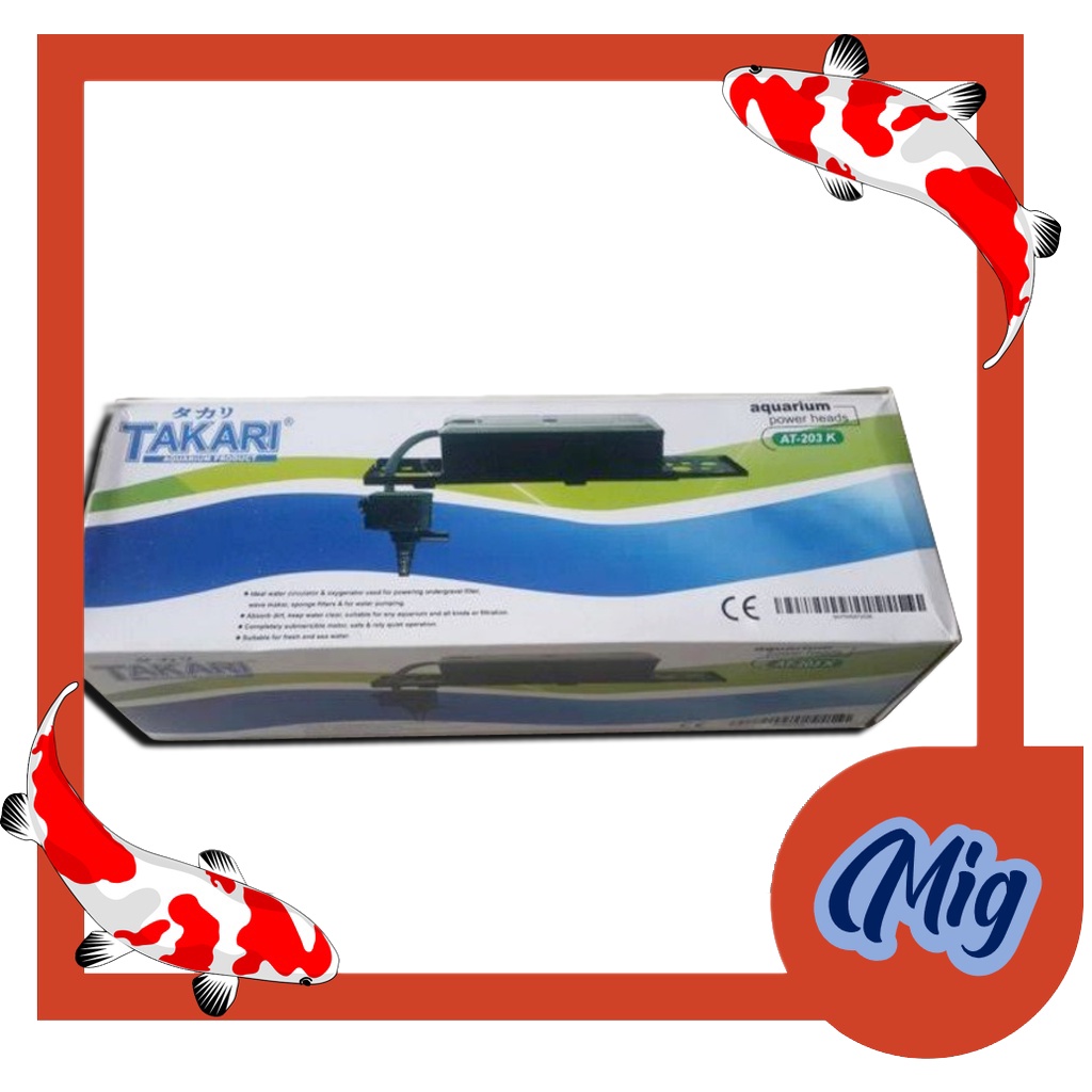 aquarium ikan hias top filter atas TAKARI AT 203 K ori
