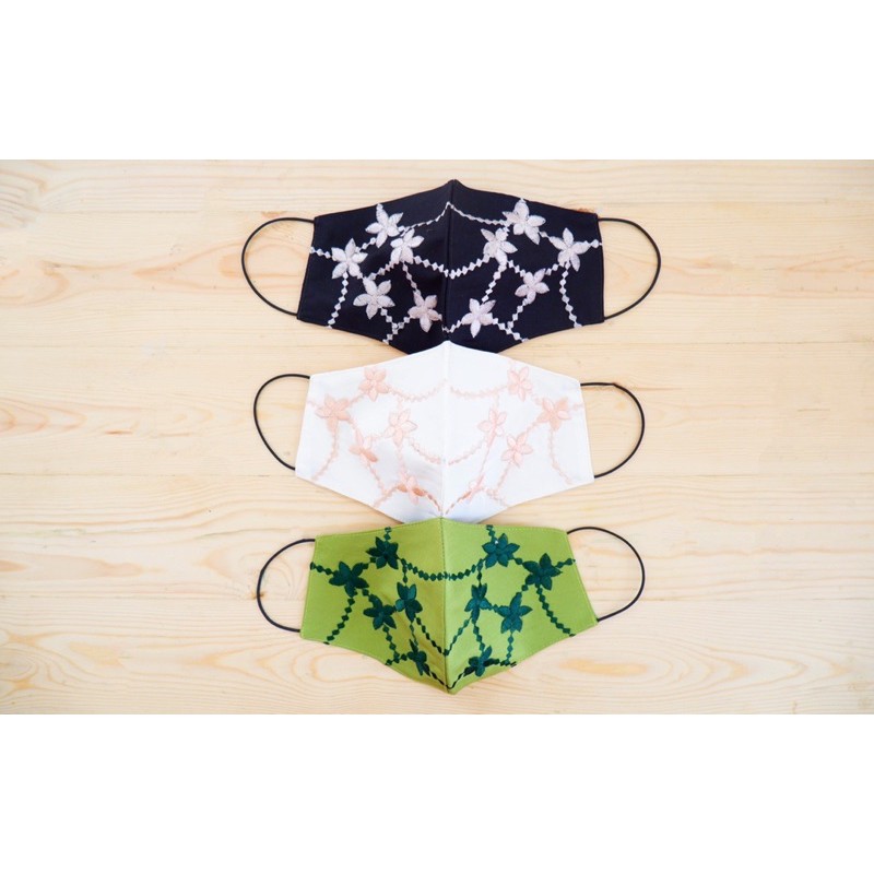 SEIKA | Masker Kain Bordir Ekslusif - Seri Etnik | Exclusive Embroidery Fabric Mask - Ethnic Series