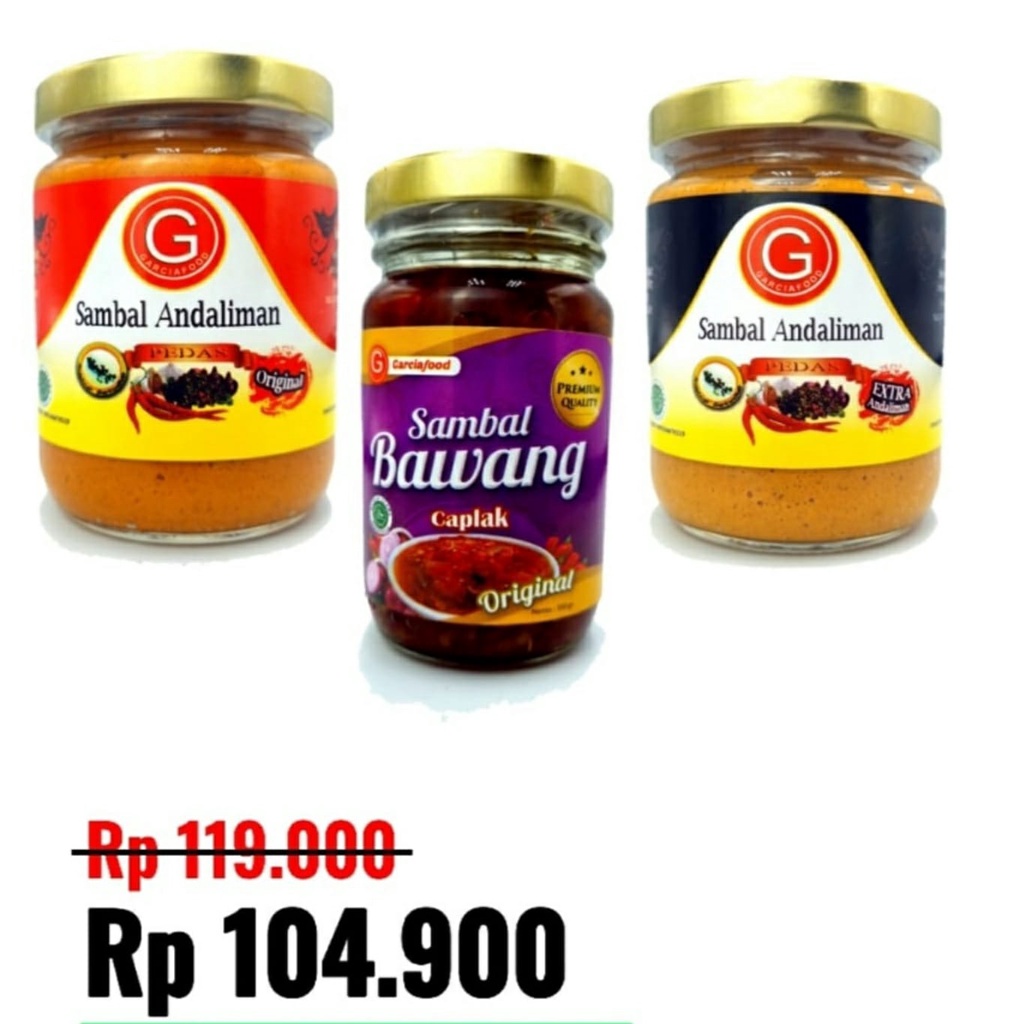 

Paket Double Hemat Sambal Andaliman (Garciafood)