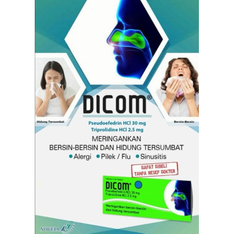DICOM 10 TABLET | REDAKAN HIDUNG TERSUMBAT DAN BERSIN BERSIN-1