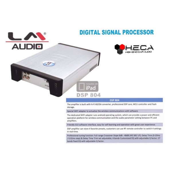 LM Audio DSP-804 Power Amplifier 4Ch 4-Channel DSP804