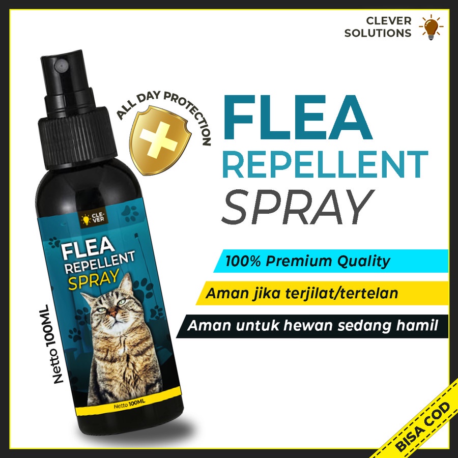 CS Flea Repellent Spray 100ml Obat Kutu Kucing Pencegah Kutu Kucing