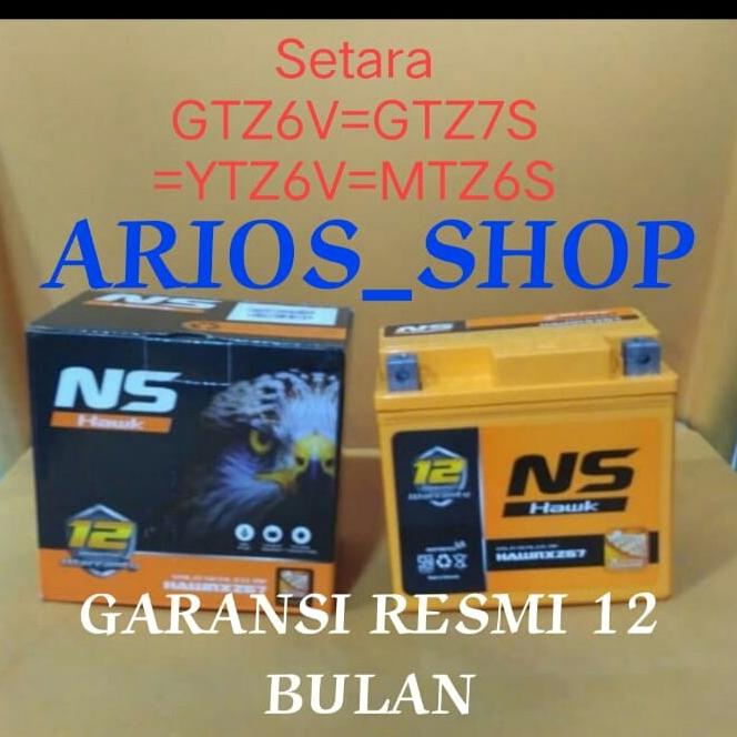 Aki Accu Battery NS HAWK YAMAHA NMAX AEROX 155 GARANSI 12 BULAN arioss90 Juara