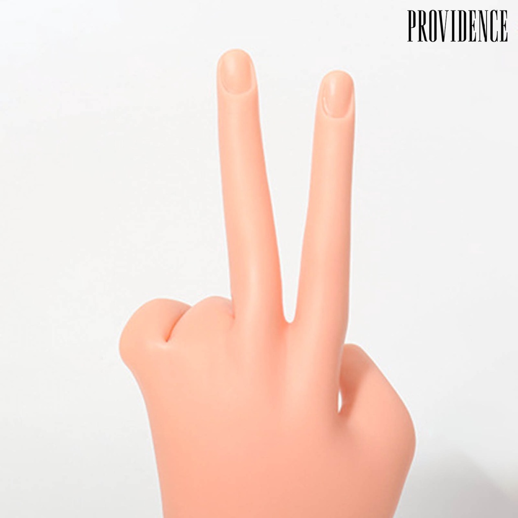 Tangan Kiri Palsu Bahan Karet Flexible Mudah Digunakan Untuk Praktek Manicure Pemula