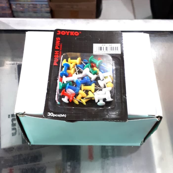 

PUSH PIN JOYKO PP - 30 (30 pcs) rainbow