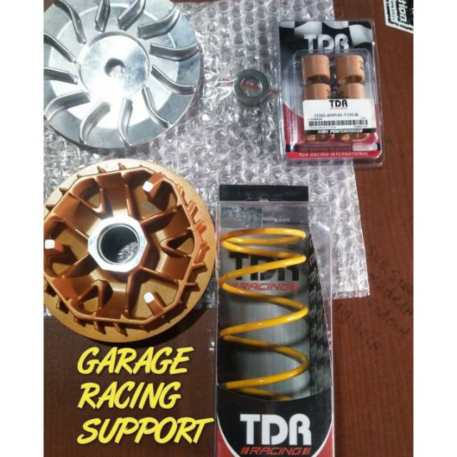 PAKET UPGRADE PULLY PCX 150 TDR ROLLER PER CVT TDR 096017,091140-3,092029-30