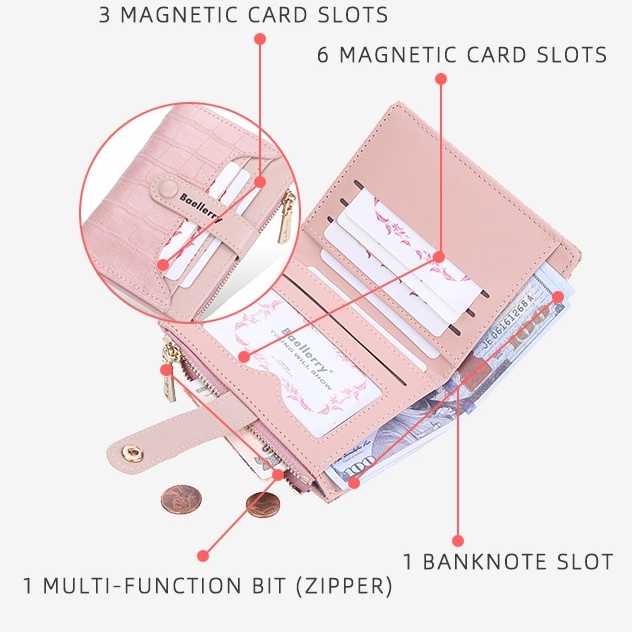 DOMPET LIPAT WANITA IMPORT KULIT ORIGINAL YEMENI KECIL MINI KARTU CROCO BAELLERRY PENDEK UANG RESLETING KOIN SIMPLE REMAJA KEKINIAN MURAH CEWEK BRANDED BATAM