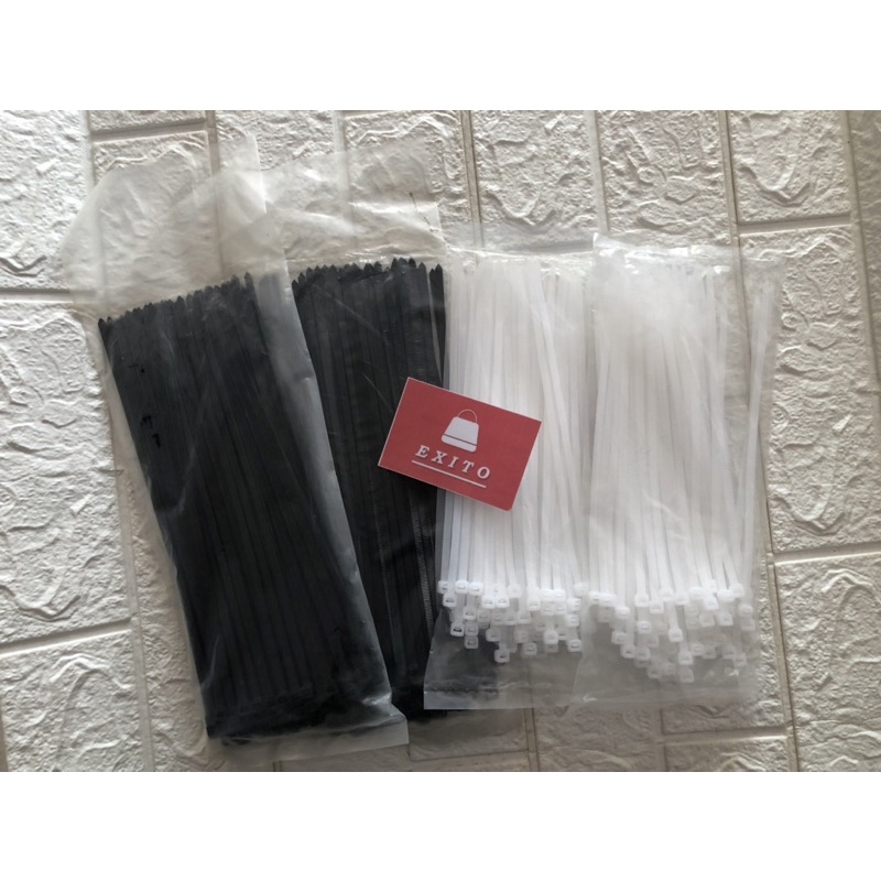 

Kabel Ties Tus 4.8 mm Cable Tie 10 cm 20 cm 25 cm 30 cm Hitam Putih