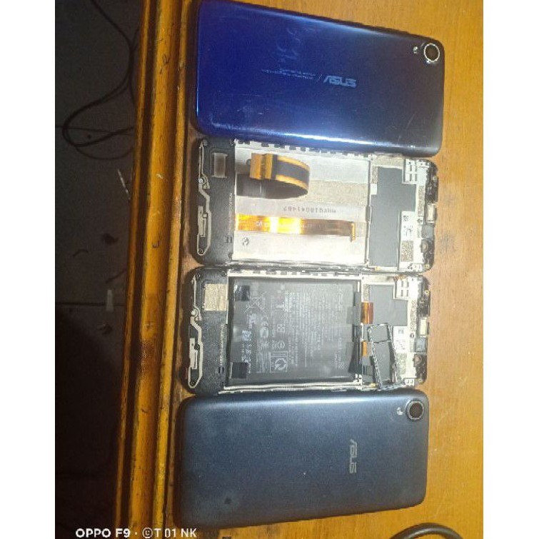 frame+backdoor+baterai+buzzer+papan charger dan flexiblel Asus Zenfone live l1 L2 X00RD ori copotan