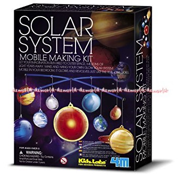 4M Kidz Labs Solar System Mobile Making Kit Mainan Edukasi Membuat Tata Surya Kid Lab