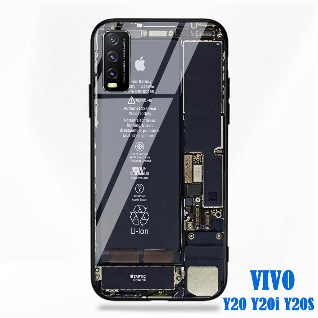 [H07] SoftCase Kaca Vivo Y20 Y20i Y20S Y12S. CASE Y20 Y20i Y20S Y12S, Softcase glass Y20 Y20i Y20S Y