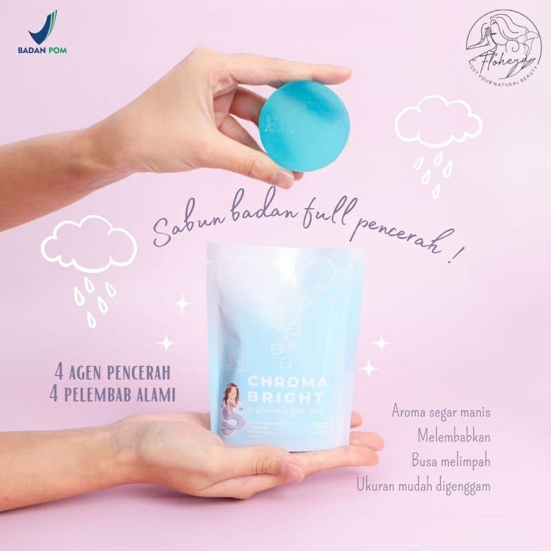 [READY] CHROMA BRIGHT BRIGHTENING BODY SOAP FLOHERA