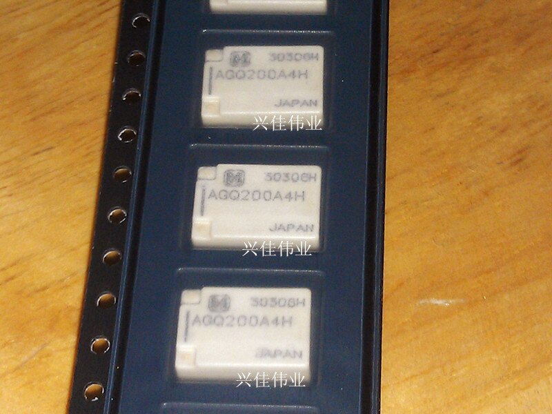 5pcs/lot AGQ200A4H SMD8 Relay Sinyal Dua Buka Dan Dua Tertutup 2A 8kaki