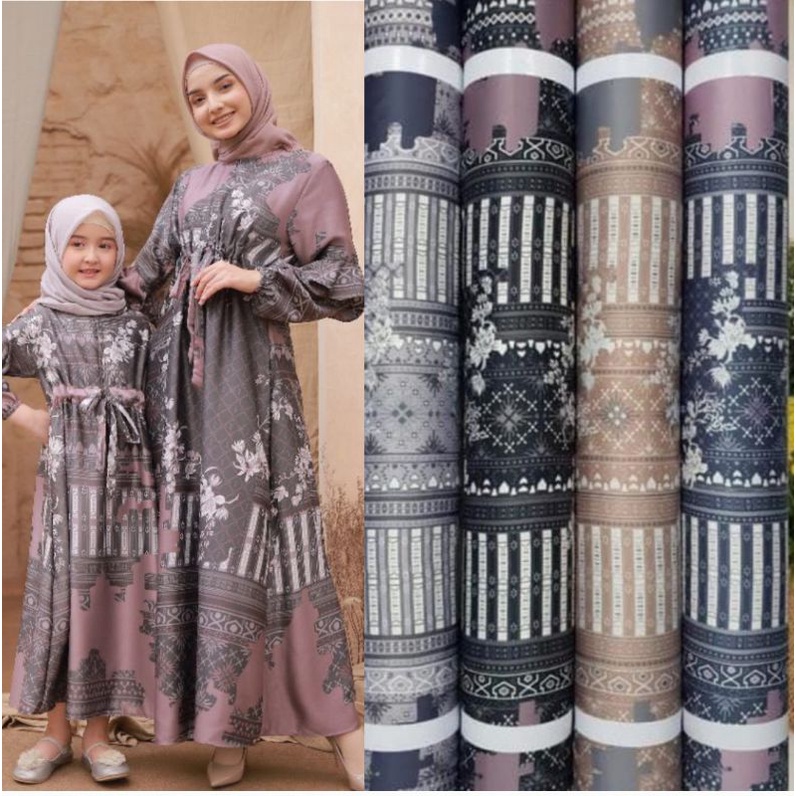 Kain Maxmara Lux &amp; Diorrsilk Jeumpa harga per 0,5m untuk Gamis Tunik Setcel