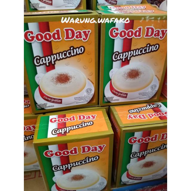 

Good Day Cappuccino Dus (5 Sachet x 25gr)