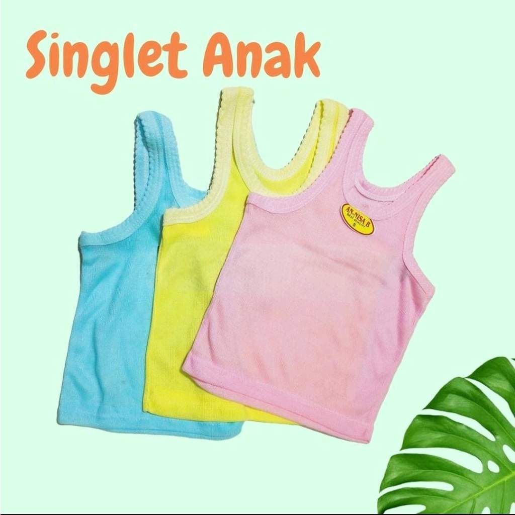 Kaos Dalam Singlet Anak Bayi Balita Kecil Besar - Jumbo